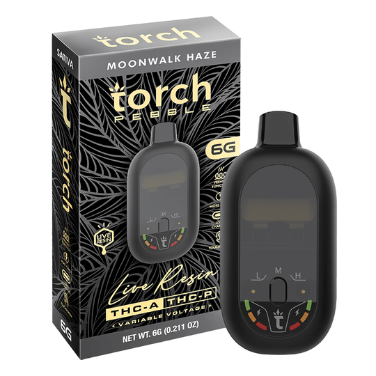 Torch Live Resin 6G Pebble Disposable - Moonwalk Haze (Sativa)