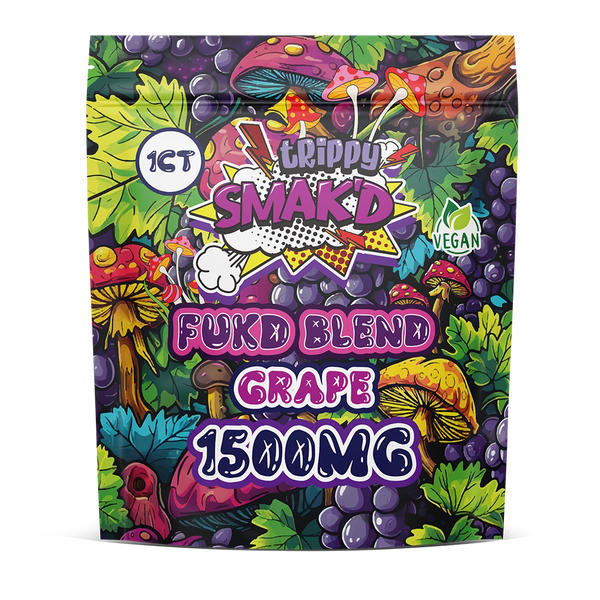 Trippy Smak'd 1500mg Fuk'd Blend Mushroom Gummies