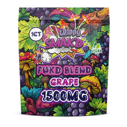 Trippy Smak'd 1500mg Fuk'd Blend Mushroom Gummies