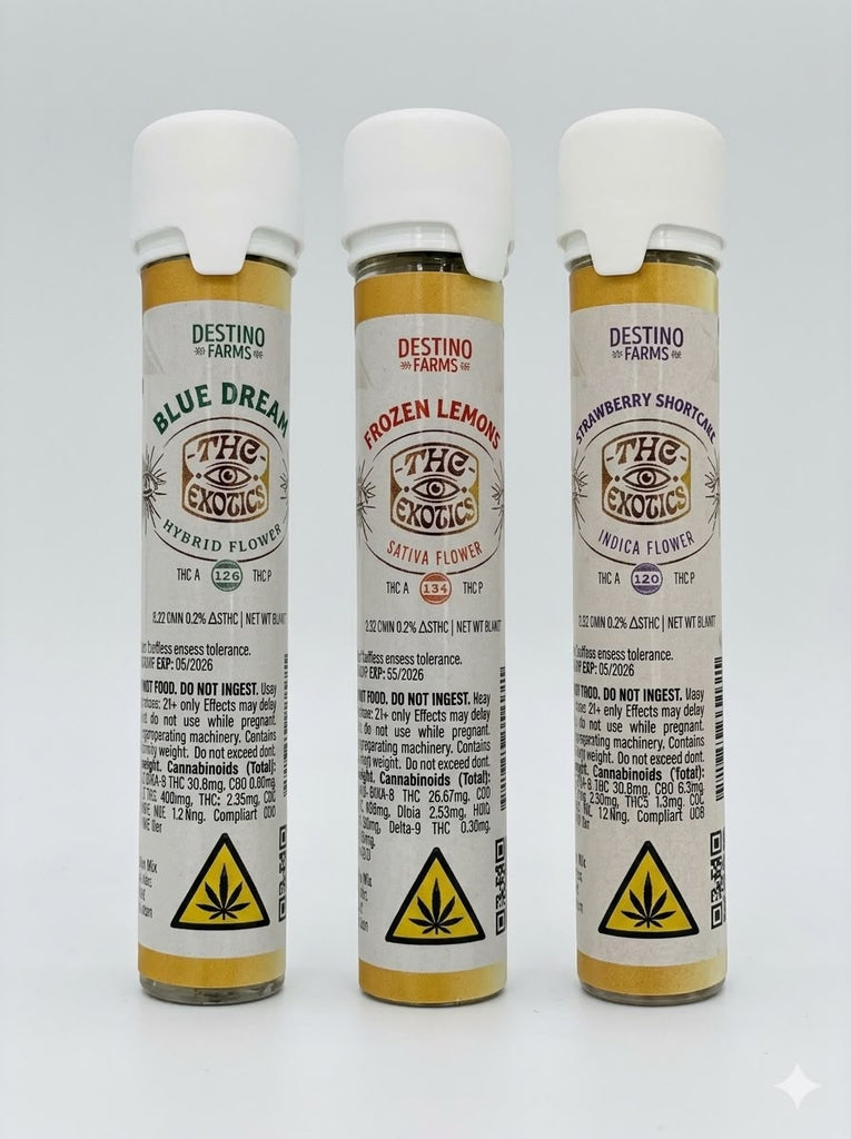 Destino Farms Indoor Exotic THC-P 1.2G Pre-Roll