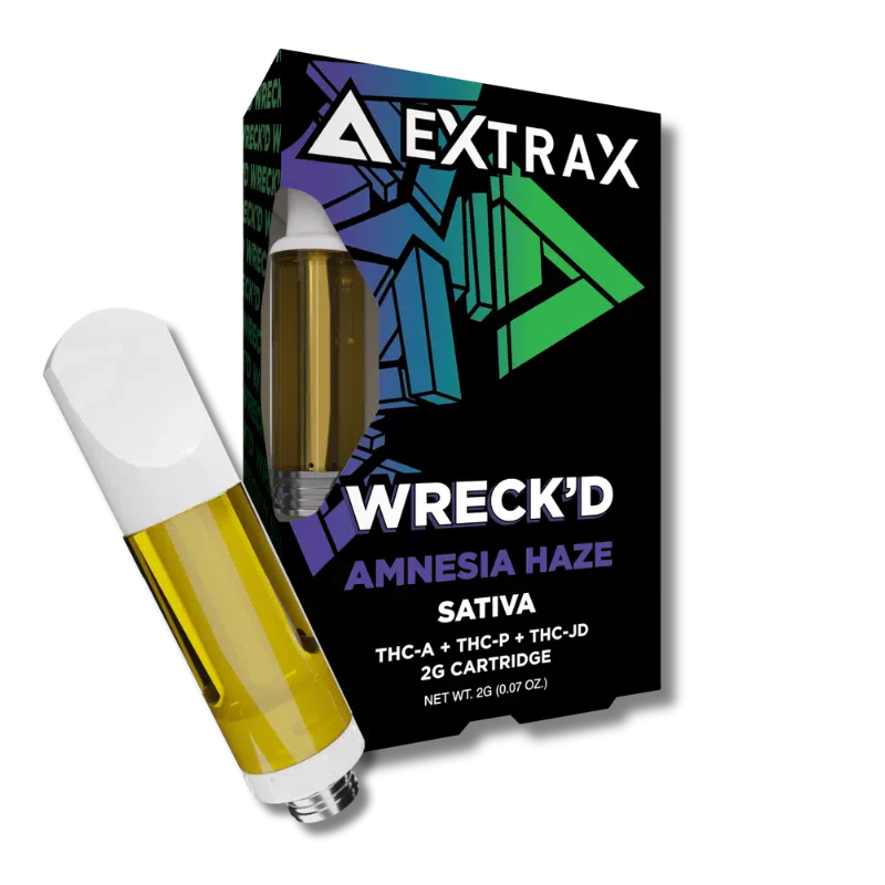 Delta Extrax Wreck’d Cartridges - 2g - Amnesia Haze (Sativa) 3