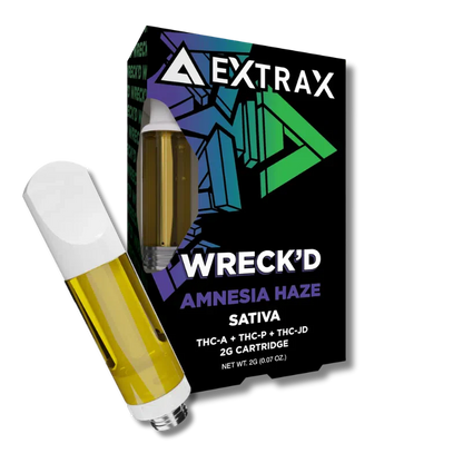 Delta Extrax Wreck’d Cartridges - 2g - Amnesia Haze (Sativa) 3