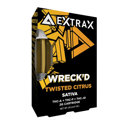 Delta Extrax Wreck’d Cartridges - 2g - Twisted Citrus (Sativa)