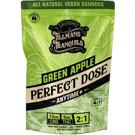 Tillman Tranquils CBD:THC Gummies Green Apple