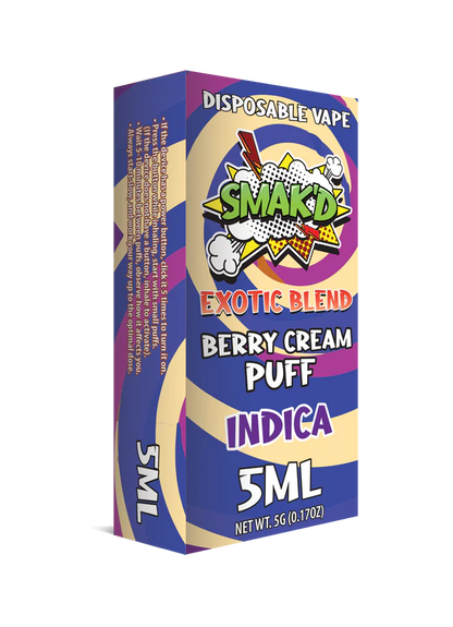 TKO Smak'd Exotic Blend Disposable THC Vape I 5ML TKO Smak'd Exotic Blend Disposable THC Vape I 5ML
