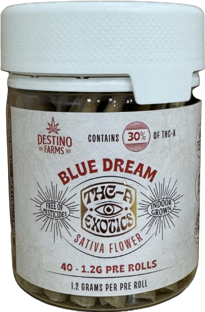 Destino Farms Indoor Exotic THC-A Pre-Rolls - 40ct Jar