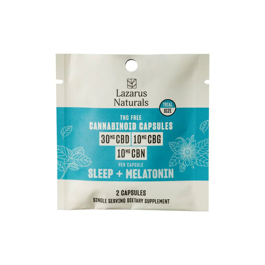 Lazarus Naturals CBD+CBN CAPSULES, SLEEP + MELATONIN