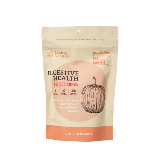 Lazarus Naturals Digestive Health CBD Dog Chews - Pumpkin