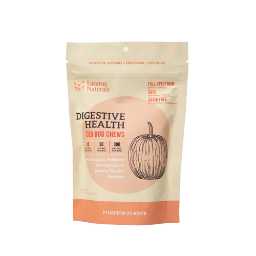 Lazarus Naturals Digestive Health CBD Dog Chews - Pumpkin