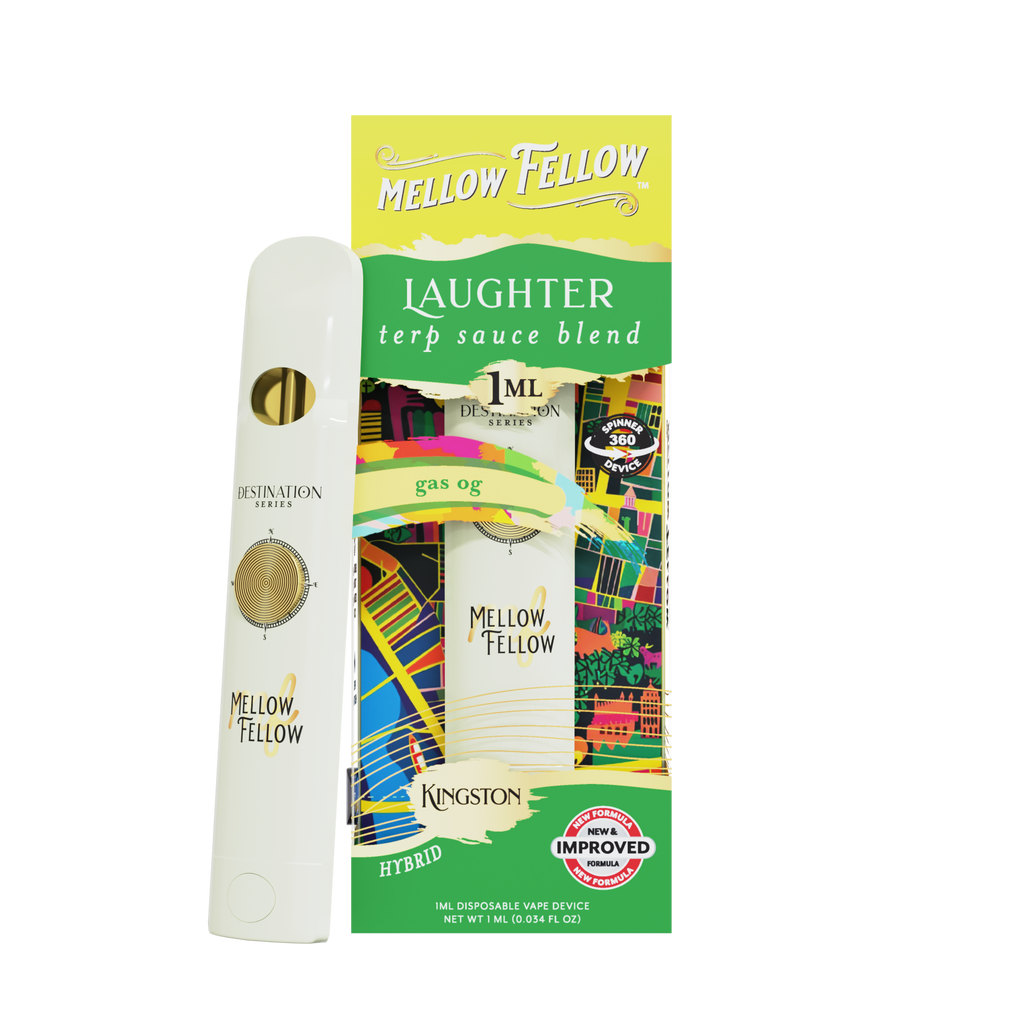 Mellow Fellow Terp Sauce 1mL Disposable Vapes 360° Spinner Device
