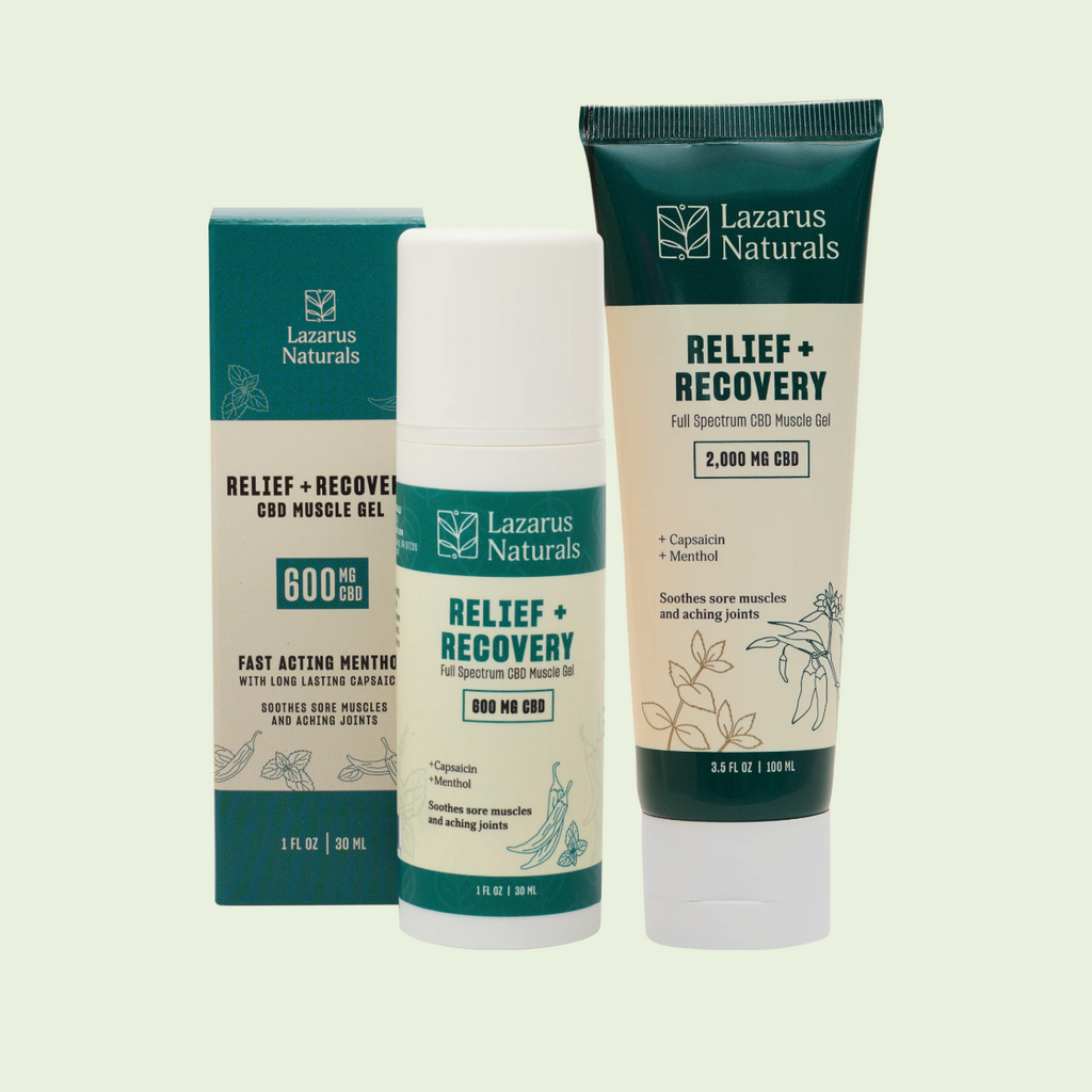 Lazarus Naturals RELIEF + RECOVERY CBD Muscle Gel