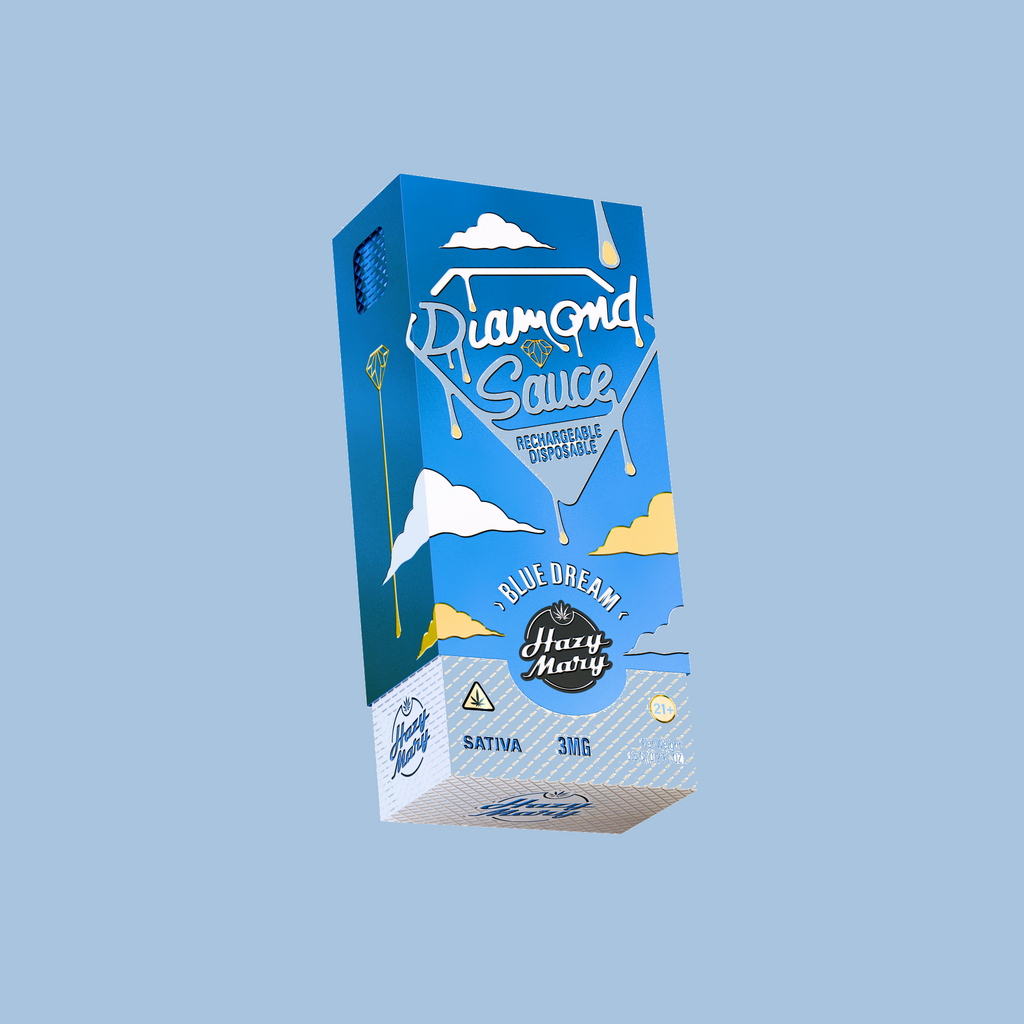 Hazy Mary Diamond Sauce 3G Disposable Vapes - 5ct Box