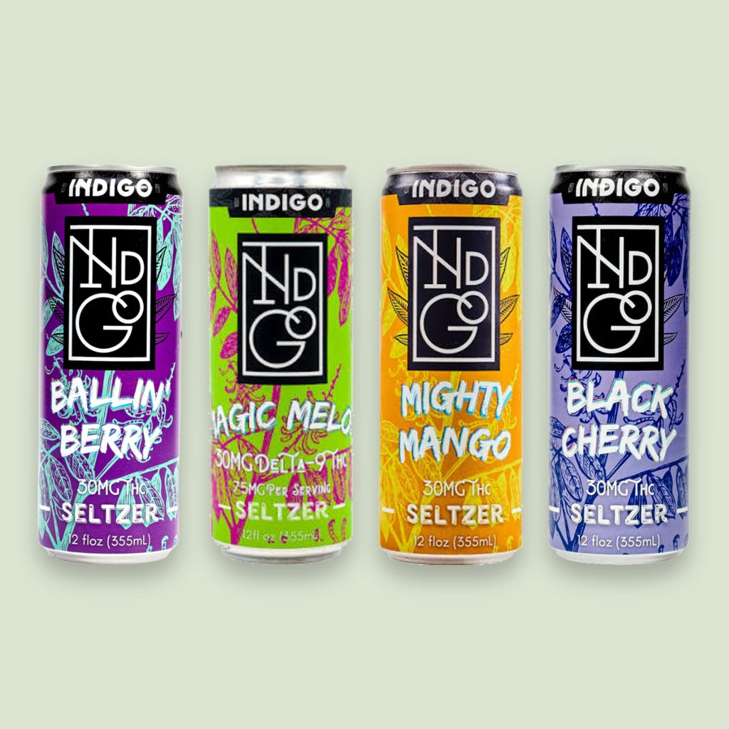Indigo 30mg THC Infused 12oz Seltzer