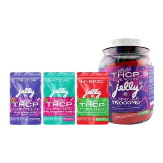 Jelly High Potency 2,500mg THC-P Gummies - 30ct Jar