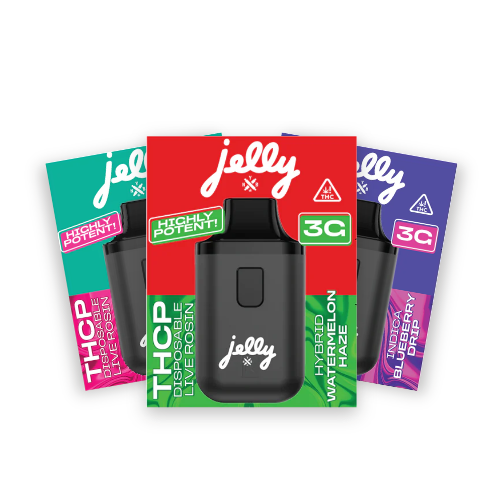 Jelly THC-P 3G Live Rosin Disposable Vape - 5ct Box