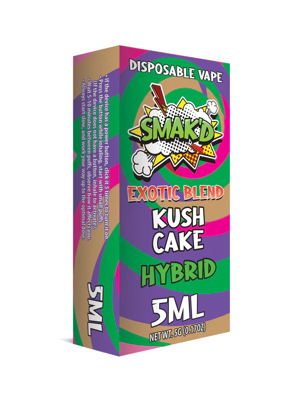 TKO Smak'd Exotic Blend Disposable THC Vape I 5ML TKO Smak'd Exotic Blend Disposable THC Vape I 5ML