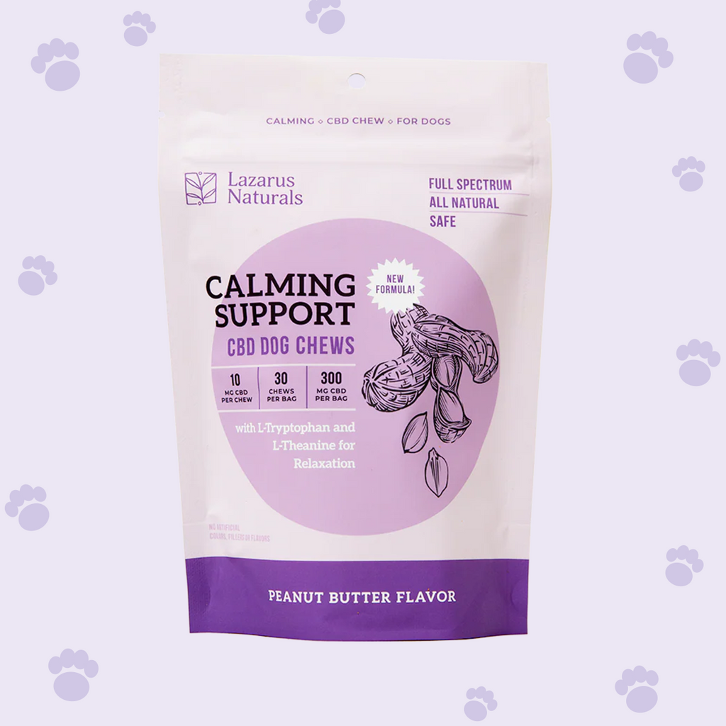 Lazarus Naturals CBD Calming Support Peanut Butter Dog Chews