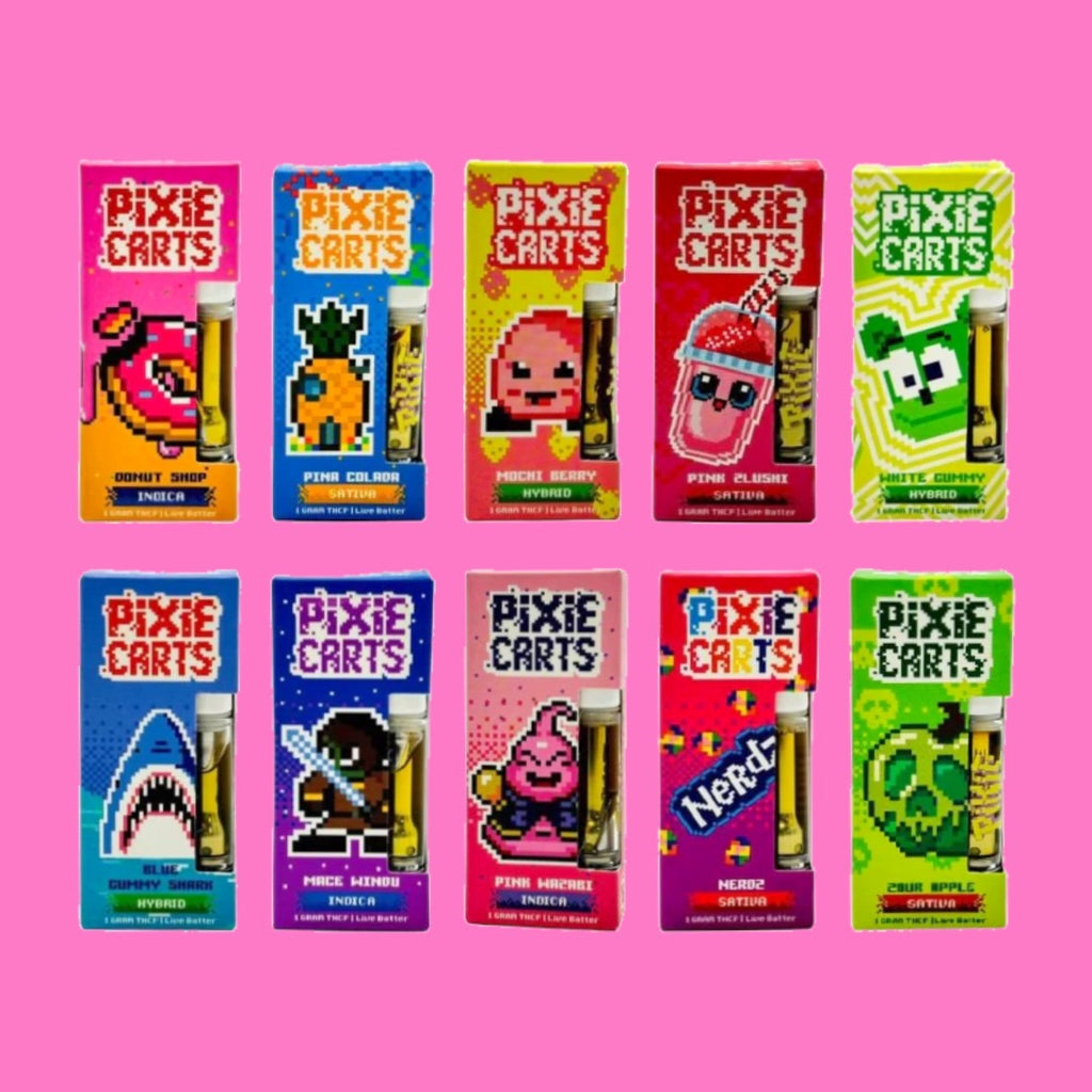 Pixie Carts 1G THC-P Live Badder Cartridge - 10ct Box