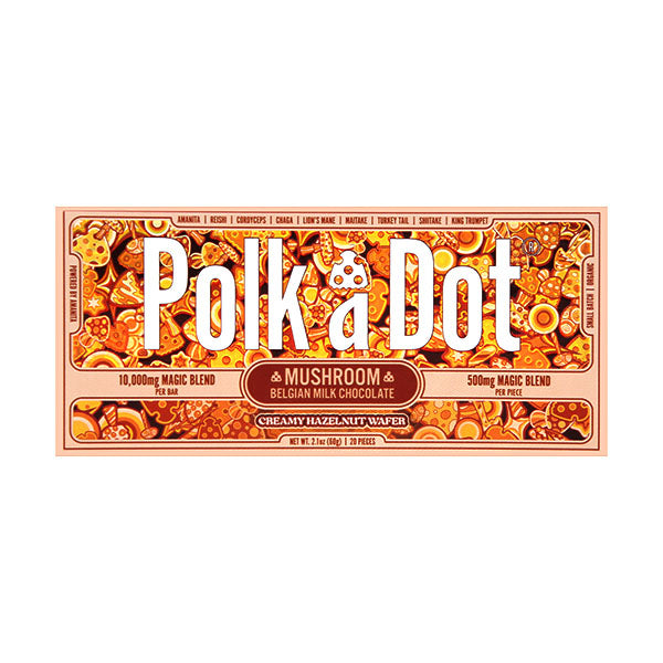 Polk A Dot Mushroom Blend Chocolate Bar | 10,000mg