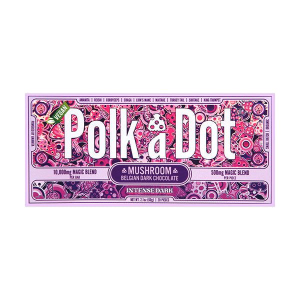 Polk A Dot Mushroom Blend Chocolate Bar | 10,000mg