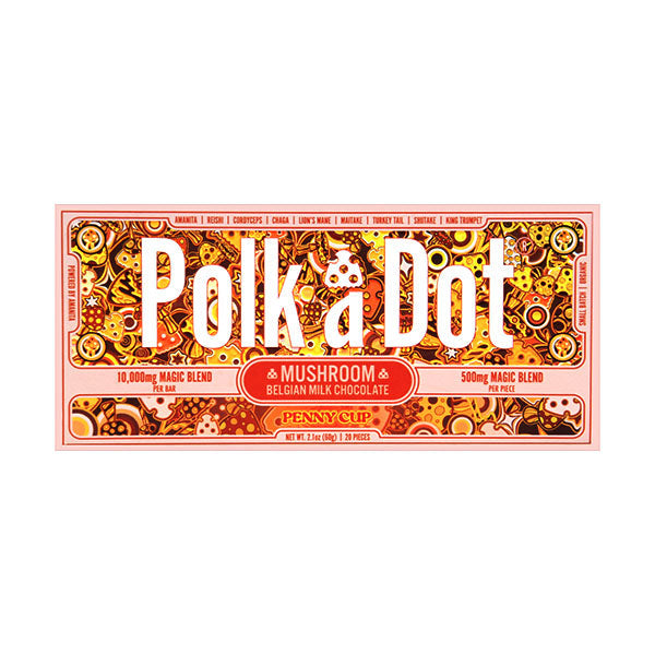 Polk A Dot Mushroom Blend Chocolate Bar | 10,000mg