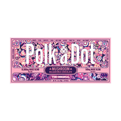 Polk A Dot Mushroom Blend Chocolate Bar | 10,000mg