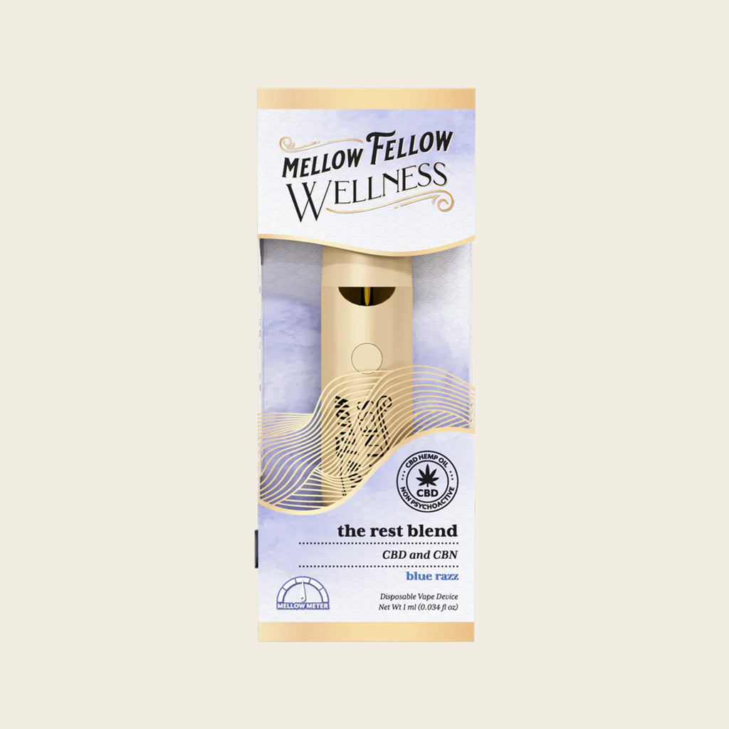 Mellow Fellow Wellness CBD 1ml Disposable Vapes - 6ct Box
