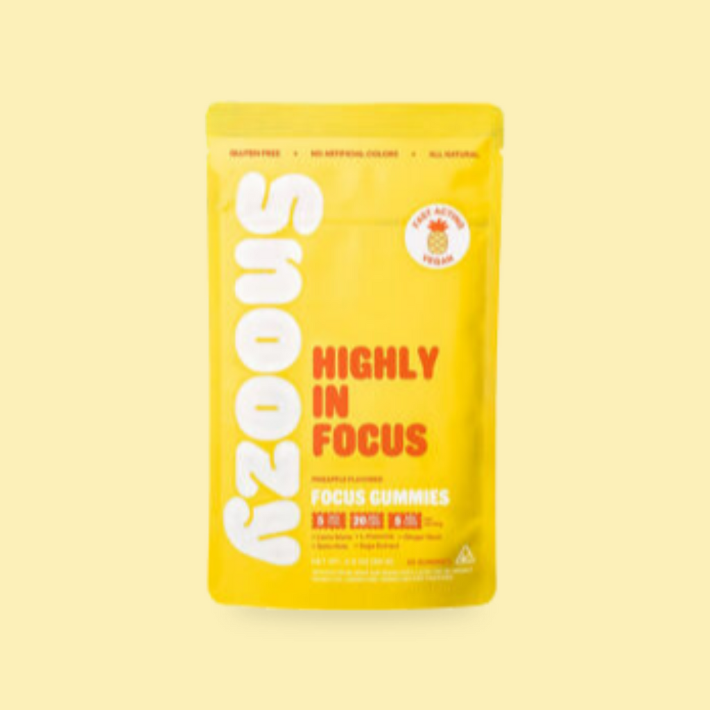 Snoozy Highly In Focus Pineapple Gummies - 20ct Bag