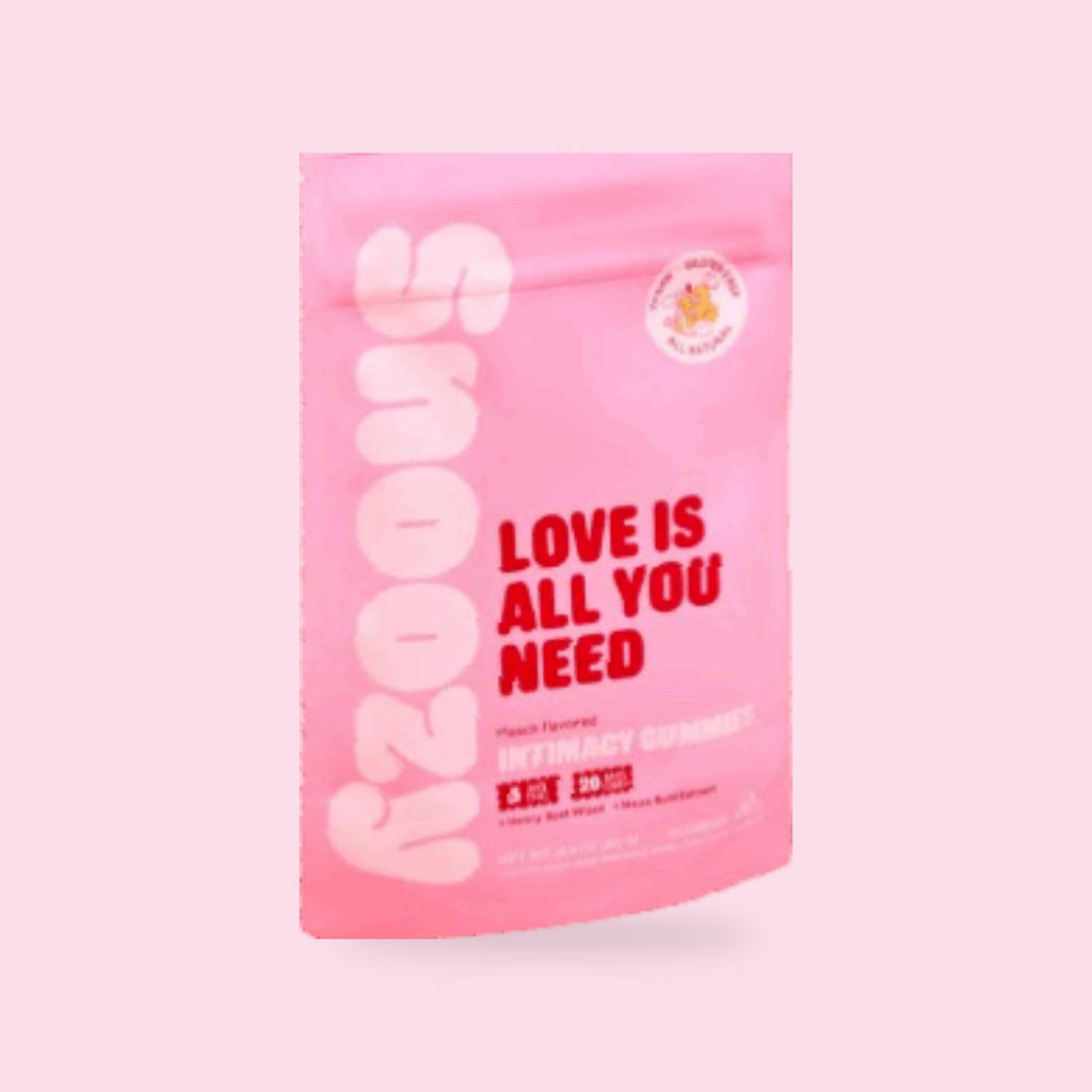Snoozy Love Is All You Need "Intimacy" Peach Gummies - 20ct Bag