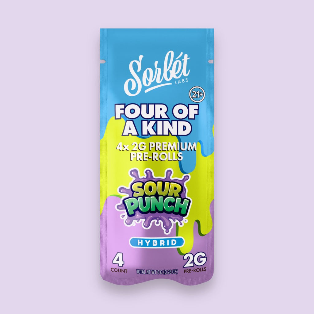 Sorbet 4 of a Kind 2G THC-P Pre-Rolls - 10ct Display