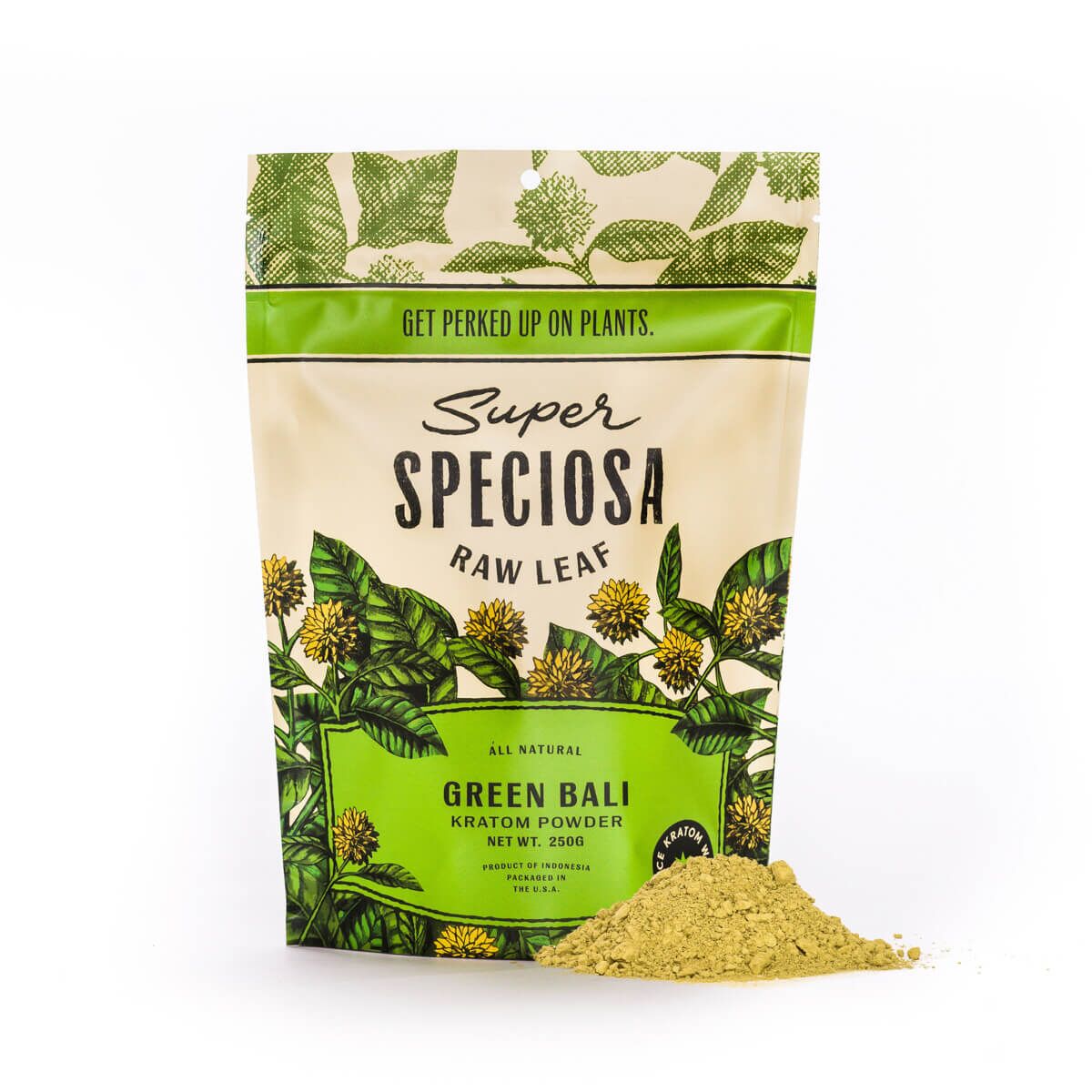 Super Speciosa green bali kratom powder