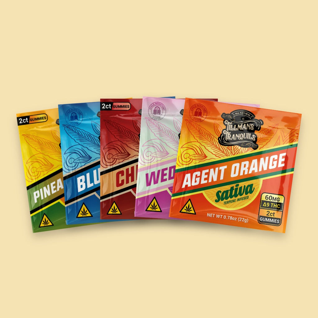 Tillmans Tranquils D9 60mg THC Gummies - 20ct Box
