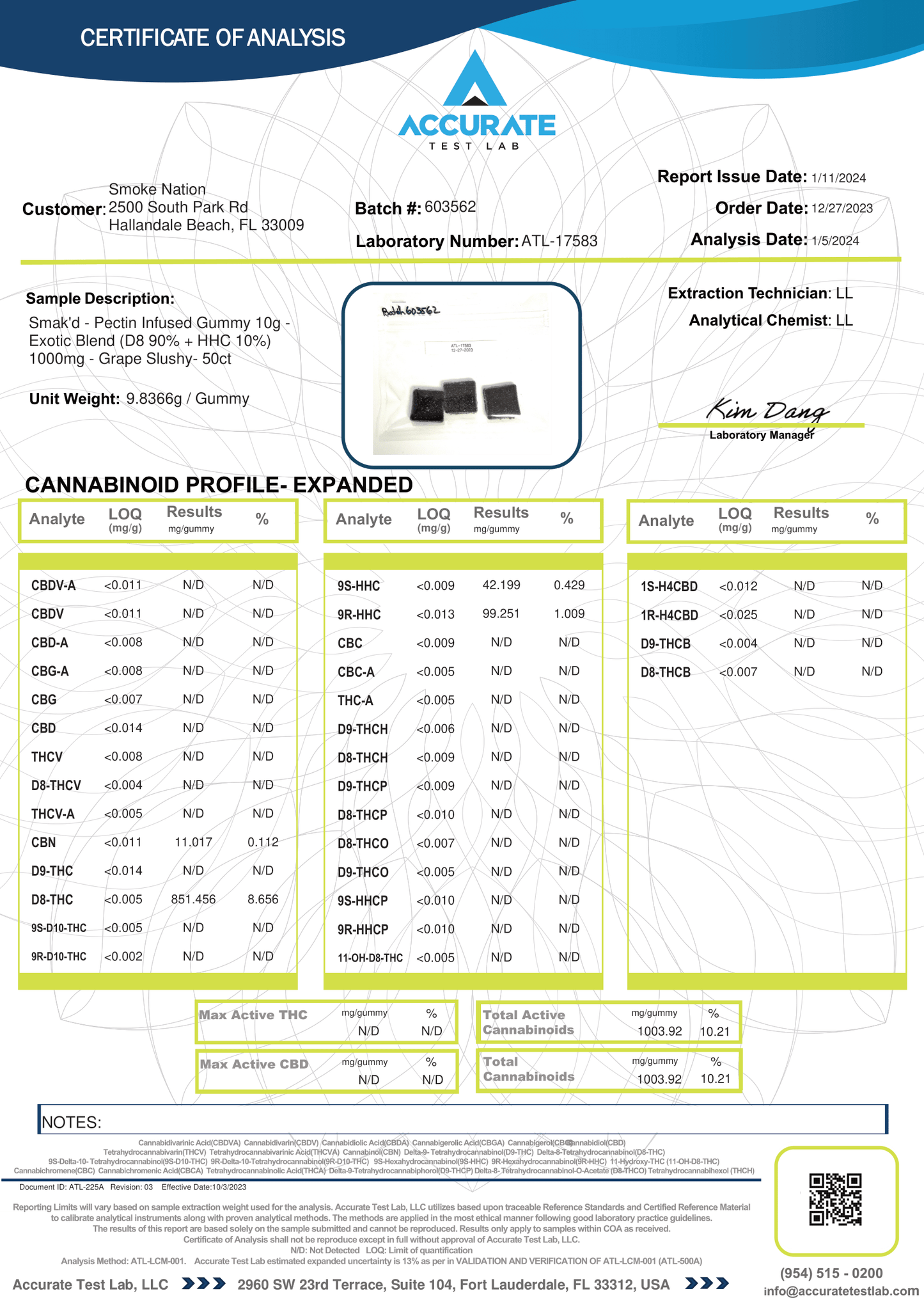 TKO Smak'd Exotic Blend Gummies | 15,000mg