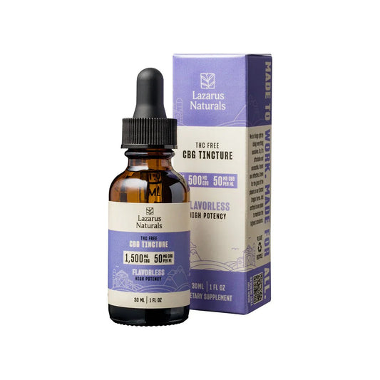 Lazarus Naturals Flavorless CBD TINCTURE, 50MG/ML