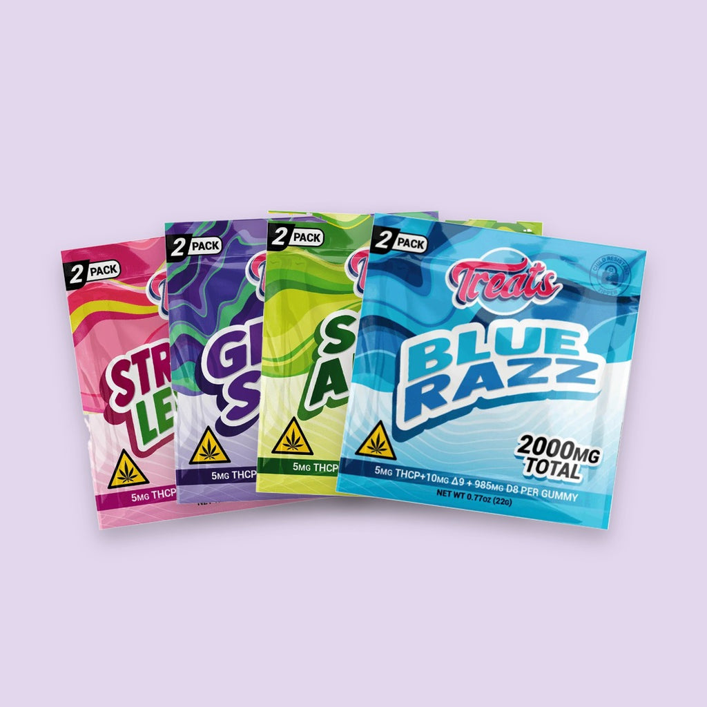 Treats High Dose 2000mg THC Gummies - 20ct Display