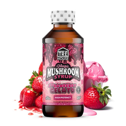 TRĒ House Magic Mushroom Syrup - Strawberry Gelato