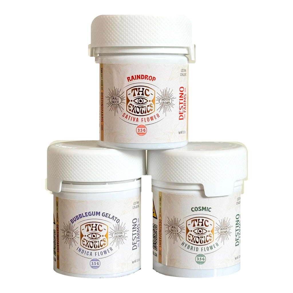 Destino Farms Indoor Exotic THC-A 3.5G Jar